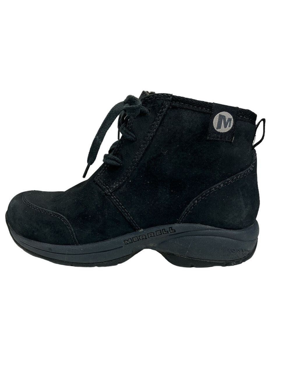 Merrell Primo Chill Chukka Lace Up Winter Snow Ankle Boots Black, size 6.5